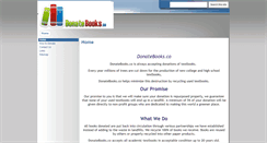 Desktop Screenshot of donatebooks.co